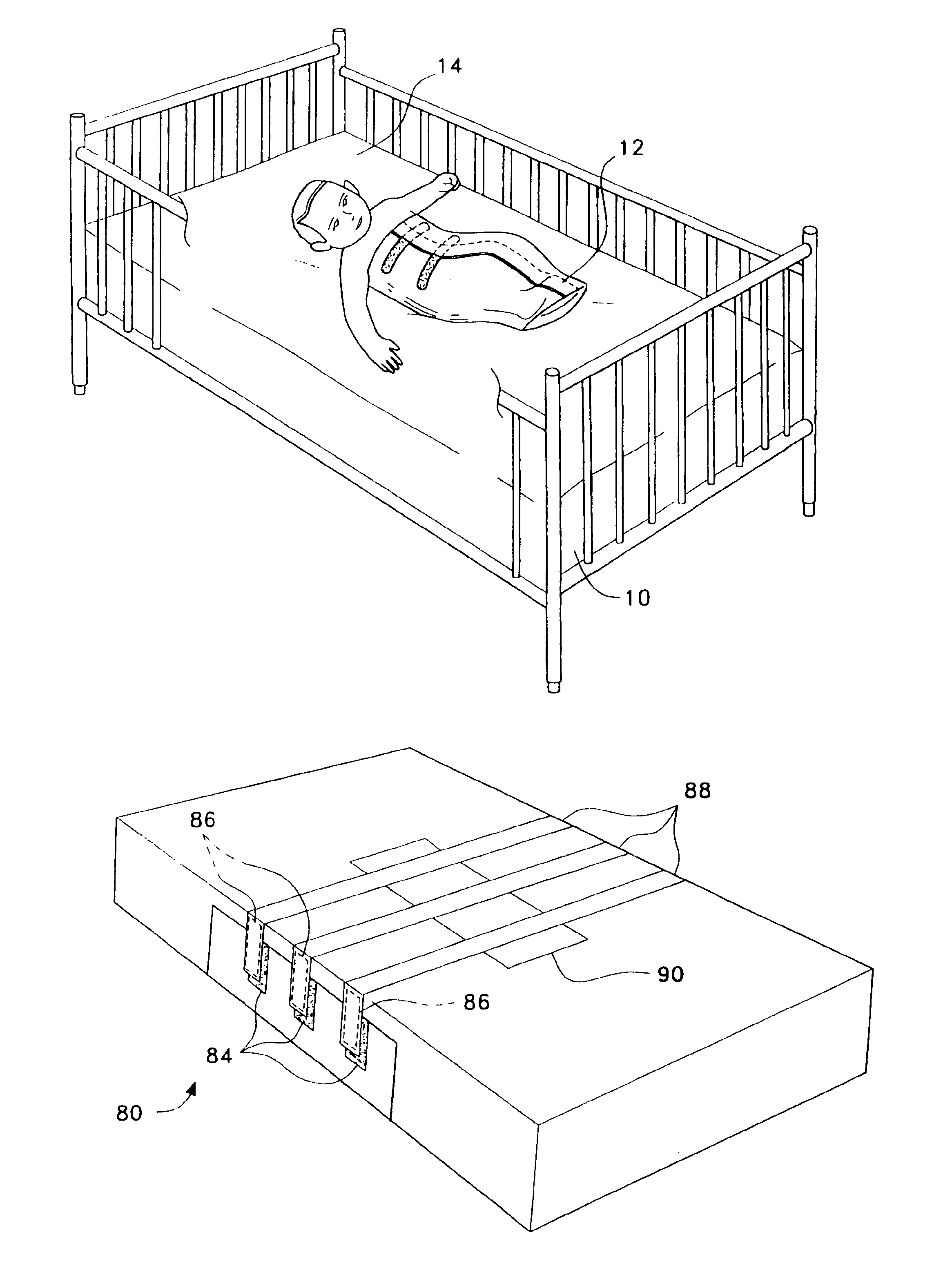 Crib safety sheet/blanket