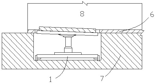 Support leveling steel plate position adjusting device and method for manufacturing precast beam