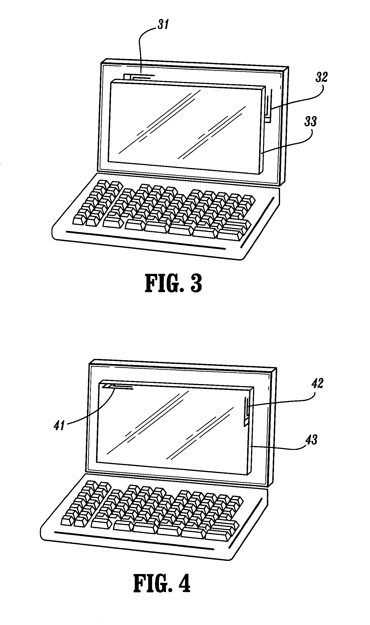 Integrated multiband antennas for computing devices