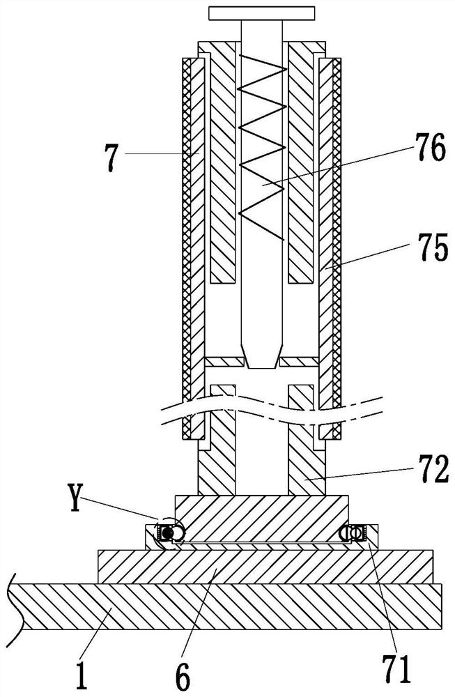 A yarn tensioning device