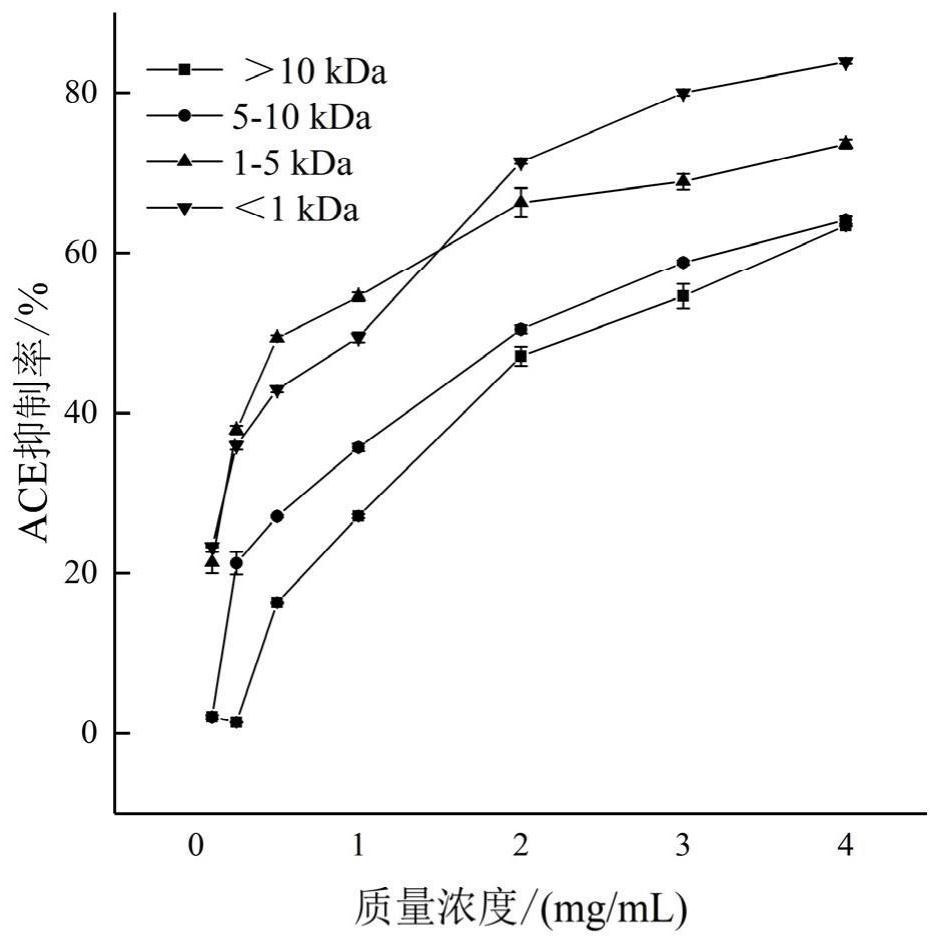 Gracilaria lemaneiformis polypeptide with antihypertensive activity, preparation method and application