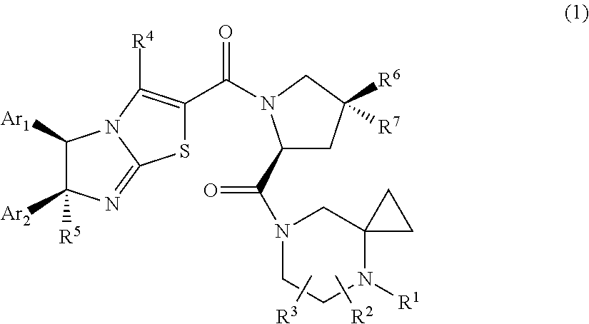 Imidazothiazole derivatives having proline ring structure