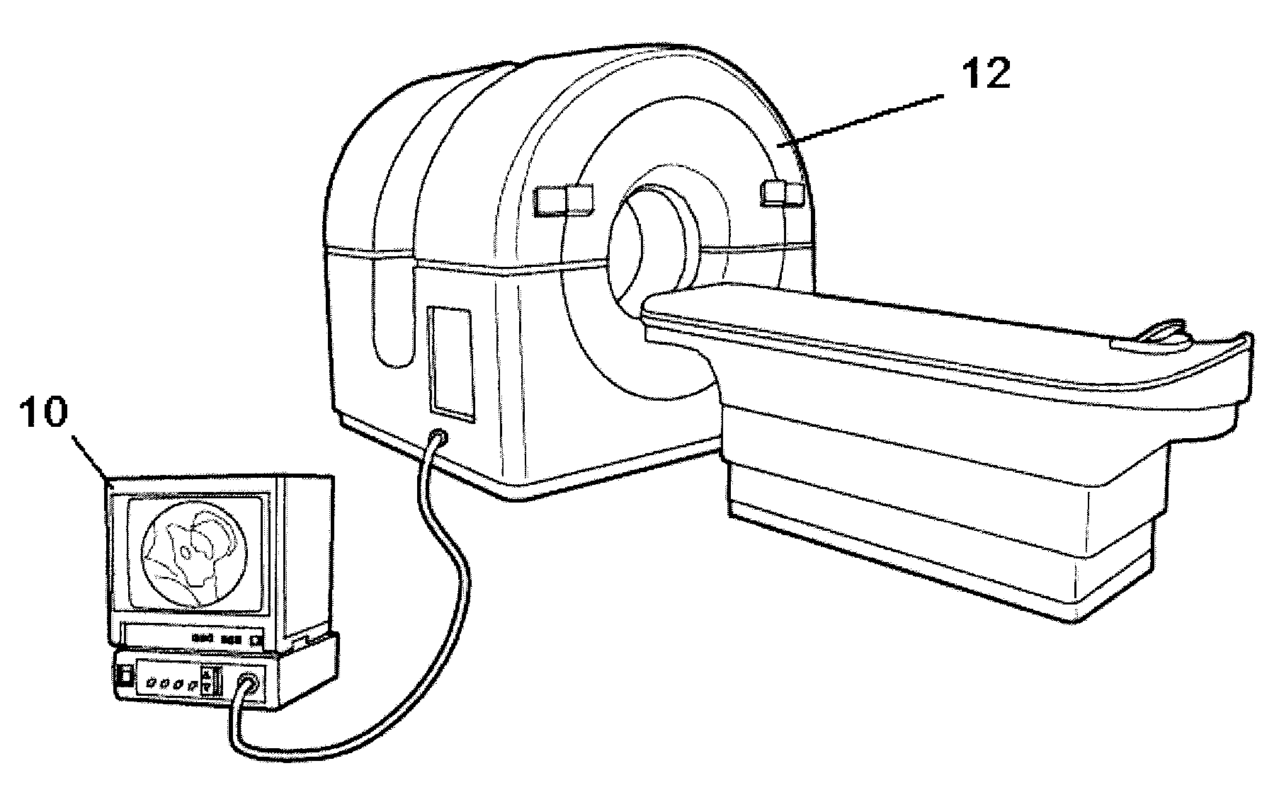 Computer program, method, and system for hybrid CT attenuation correction