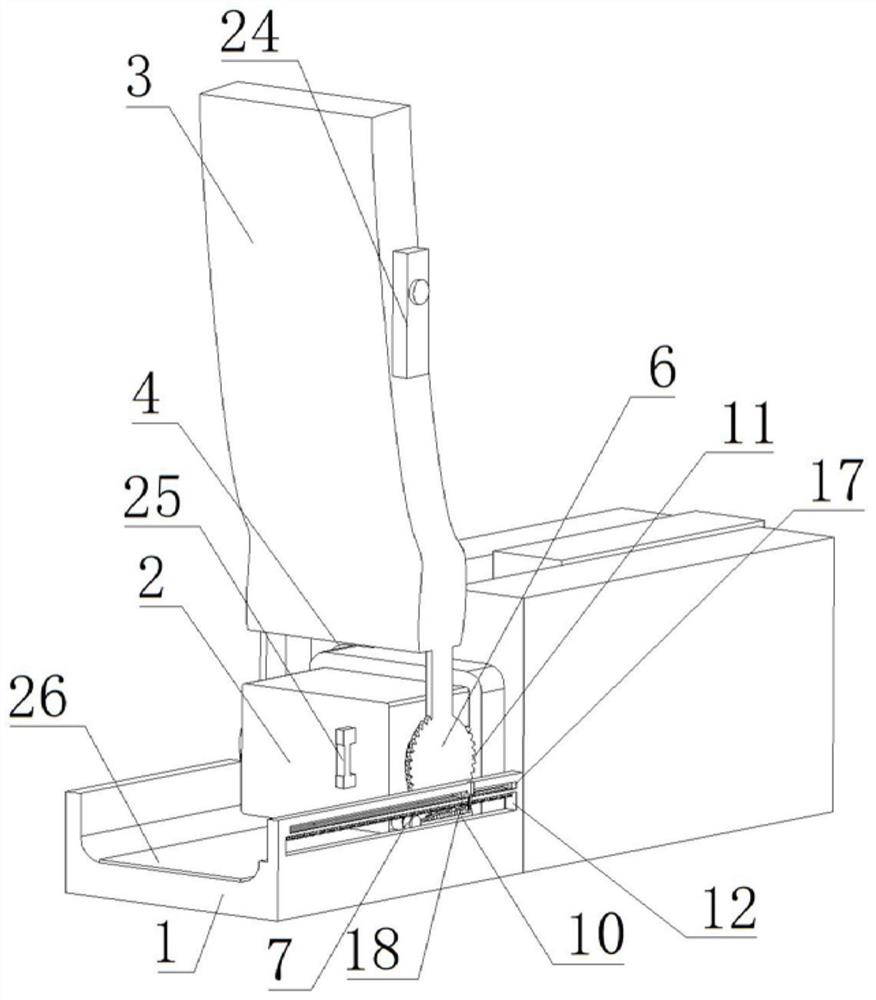 An electric sliding rail structure for a car seat