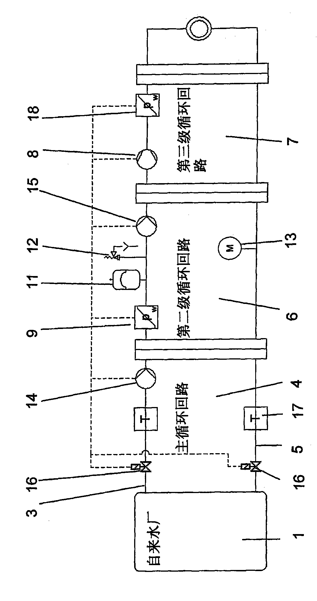 Safety heat exchanger for combining heat pump with device of public drinking water supply facility