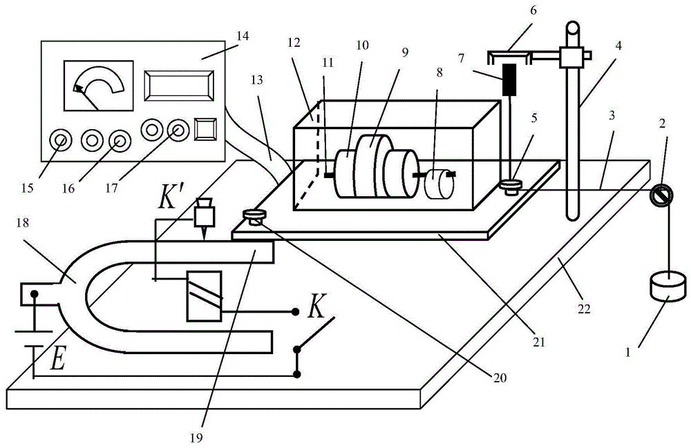 String Vibration Period Experimental Instrument with Vibration Motor and Electric Vibration Fork as Dual Vibration Wave Sources and Its Operation Method