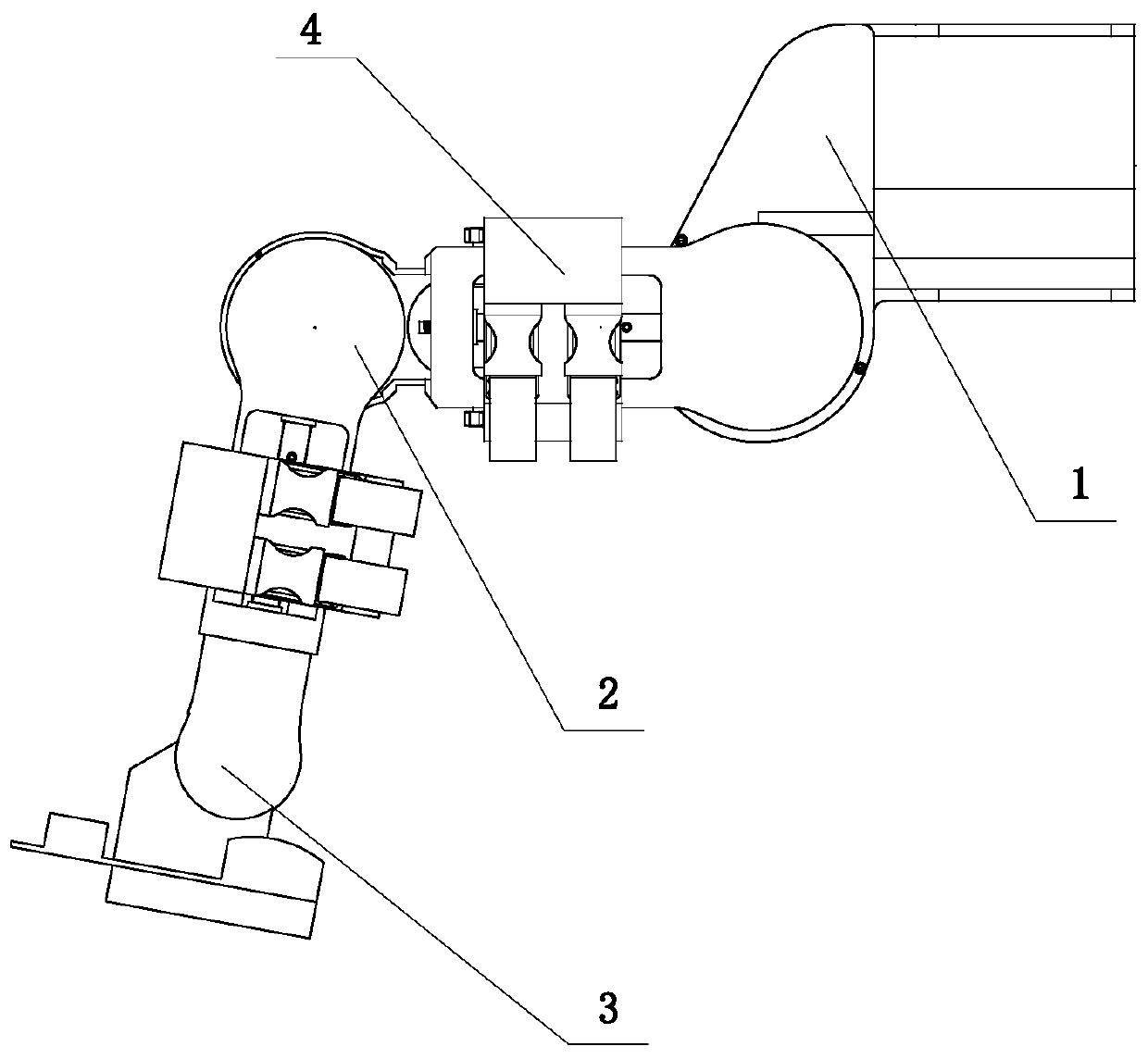 Lower limb rehabilitation robot capable of balancing self-weight and using method thereof