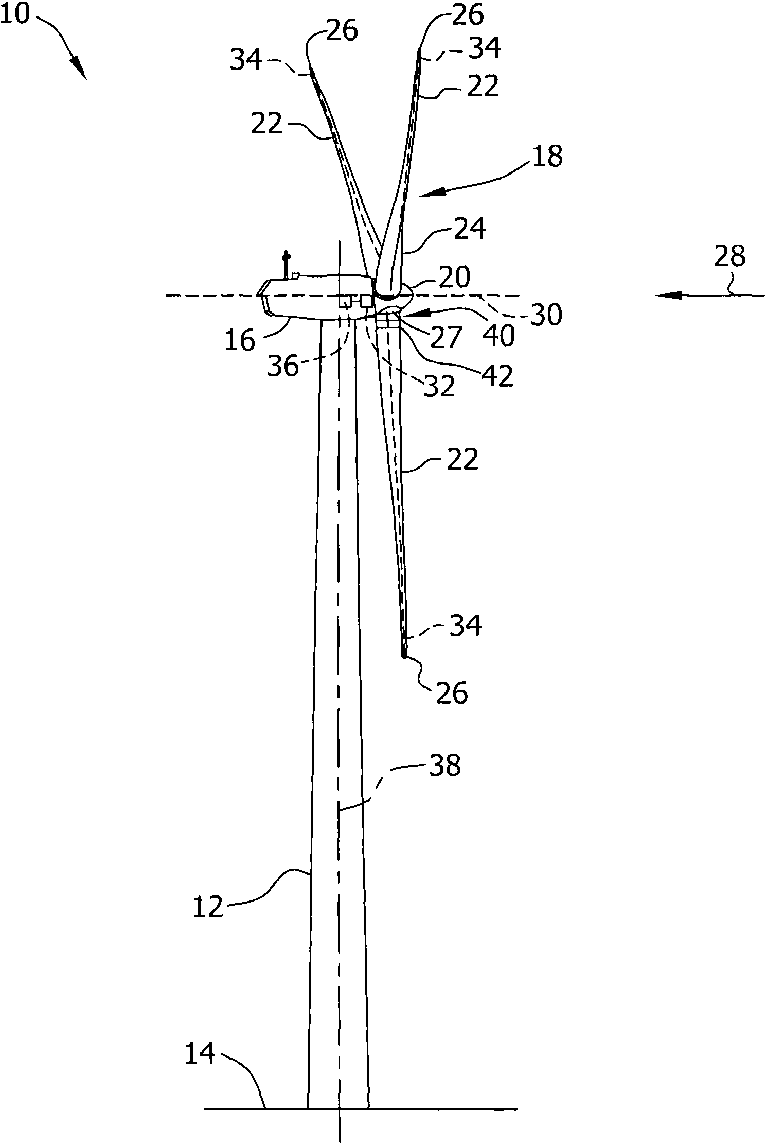 Rotor blade for use with a wind turbine and method for assembling the same