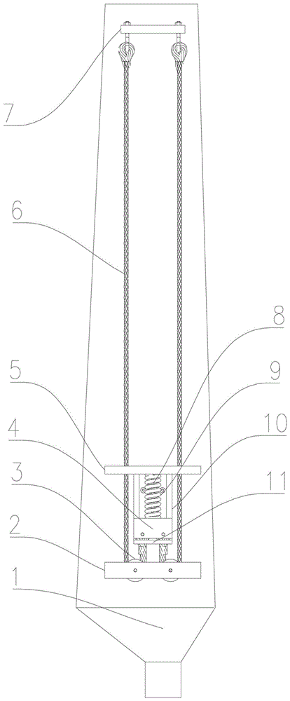 Device capable of automatically adjusting rigidity of flexible blade of wind turbine