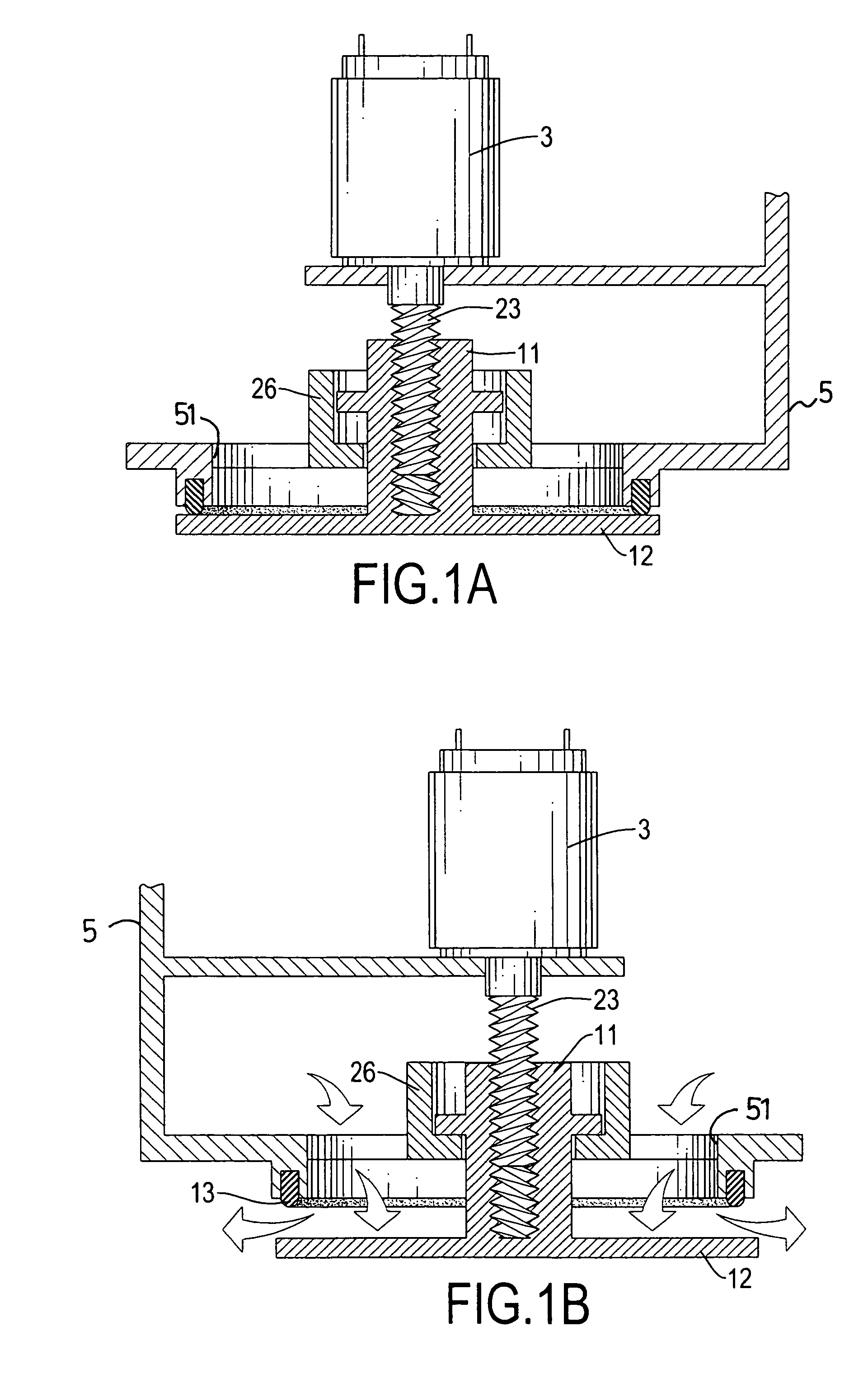 Automatic built-in air nozzle