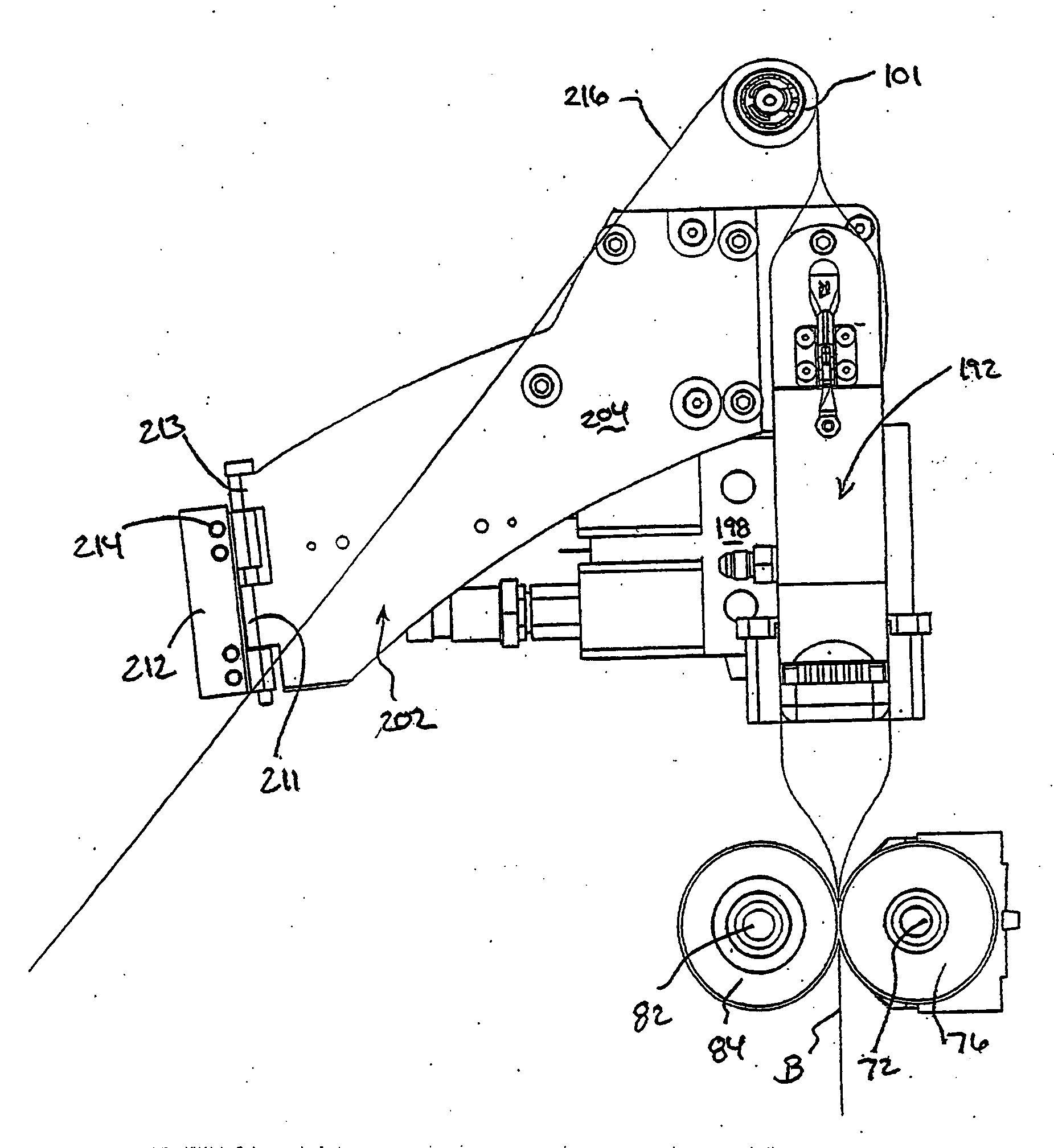 Venting system for use with a foam-in bag dispensing system