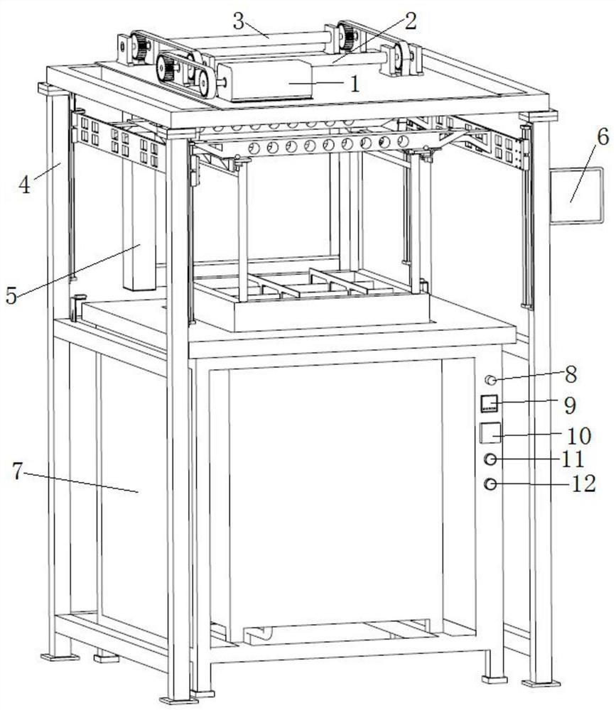 Automatic ultrasonic cleaning device for semiconductor chemical mechanical grinding precision part