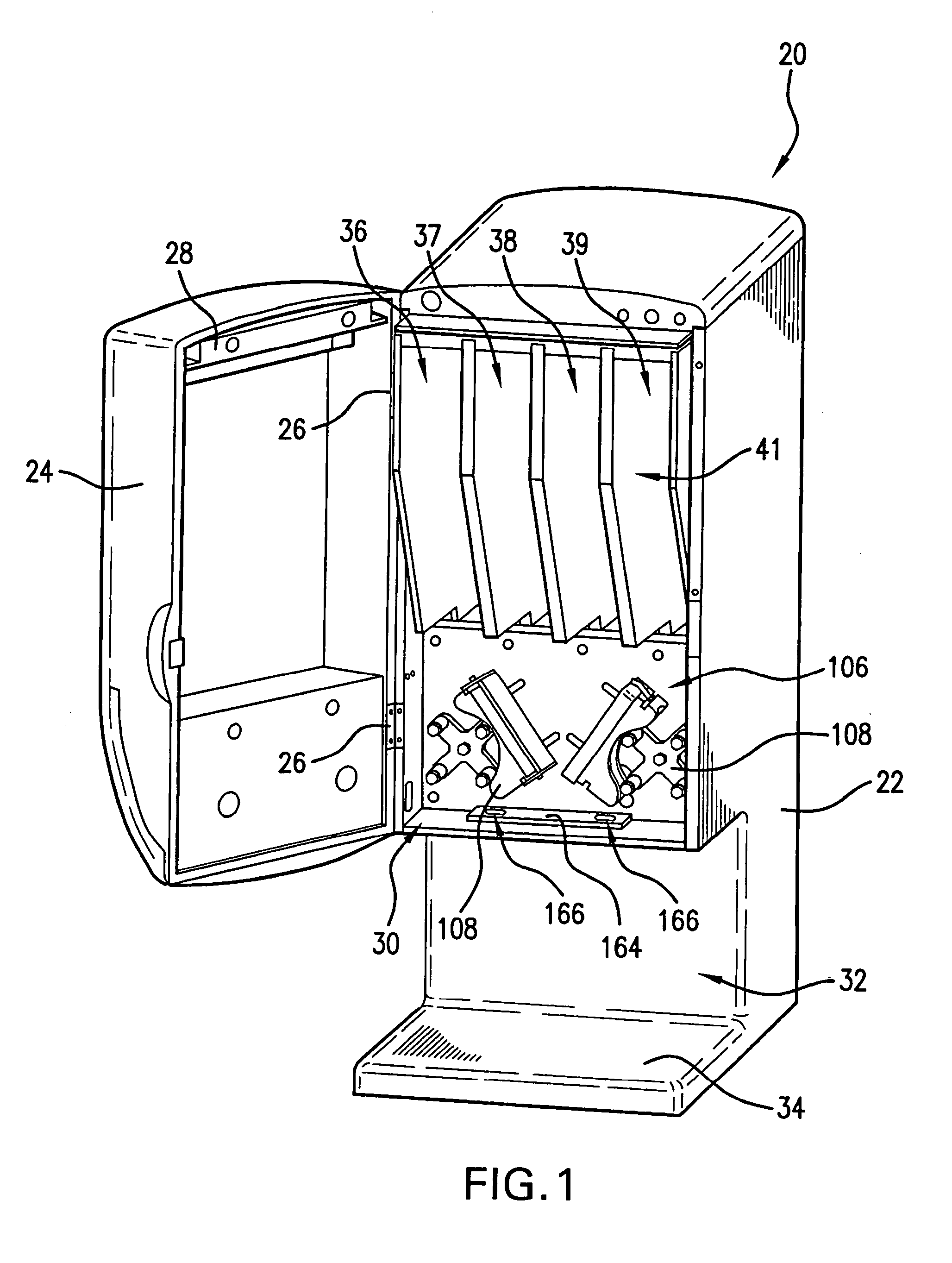 Temperature controlled dispensing device