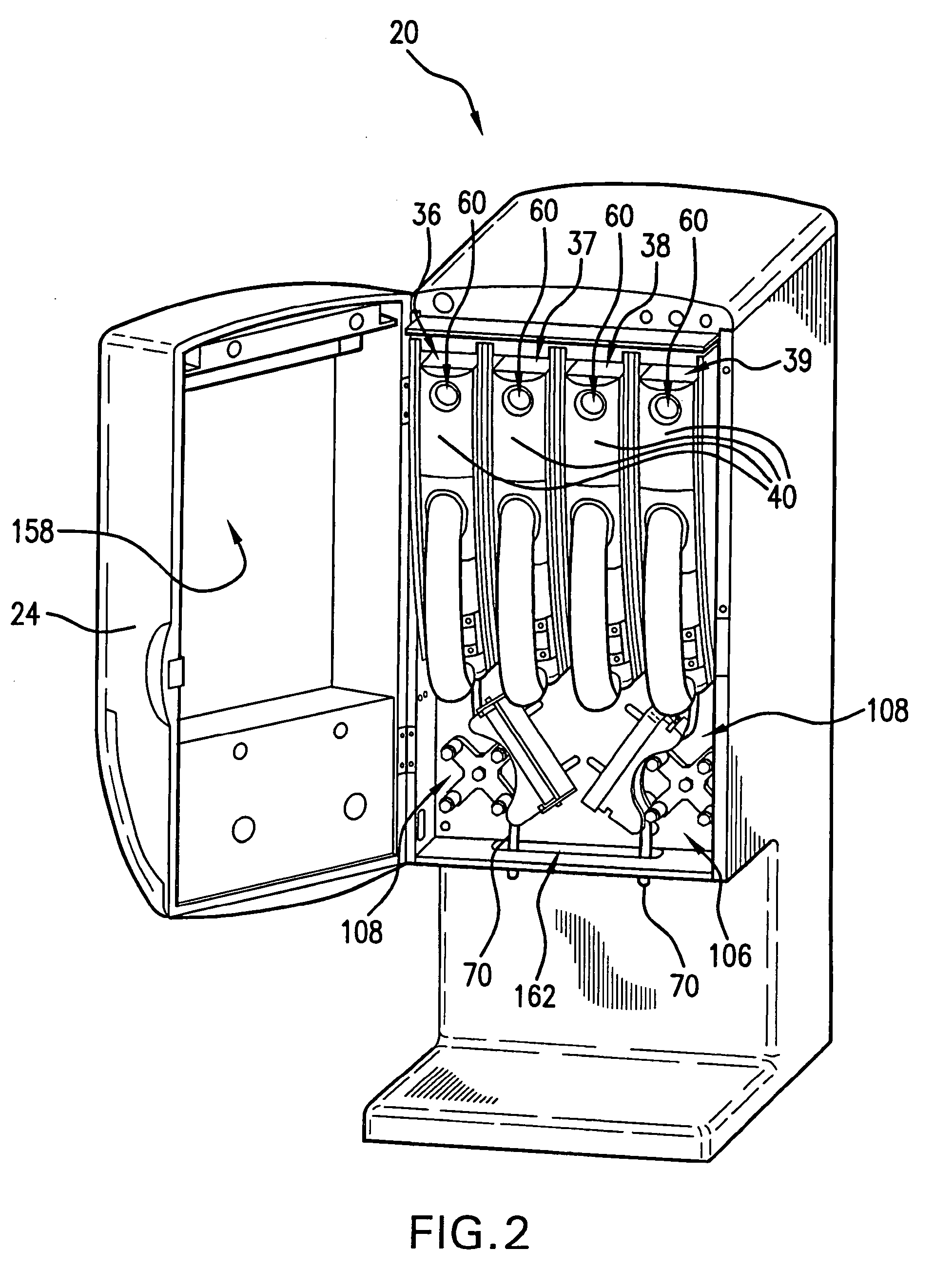 Temperature controlled dispensing device