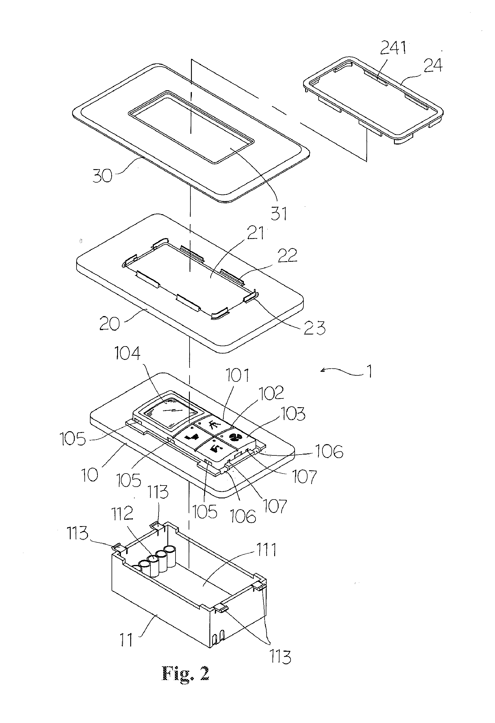 Multifunctional Touch Switch Apparatus for Bathroom