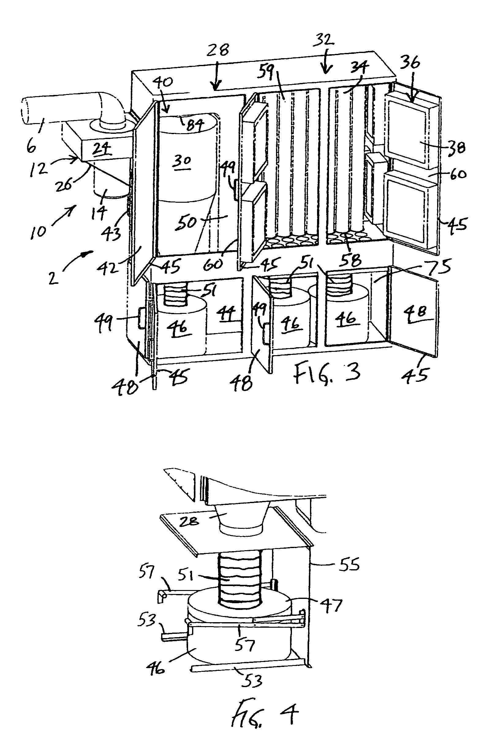 Airborne particle removal system