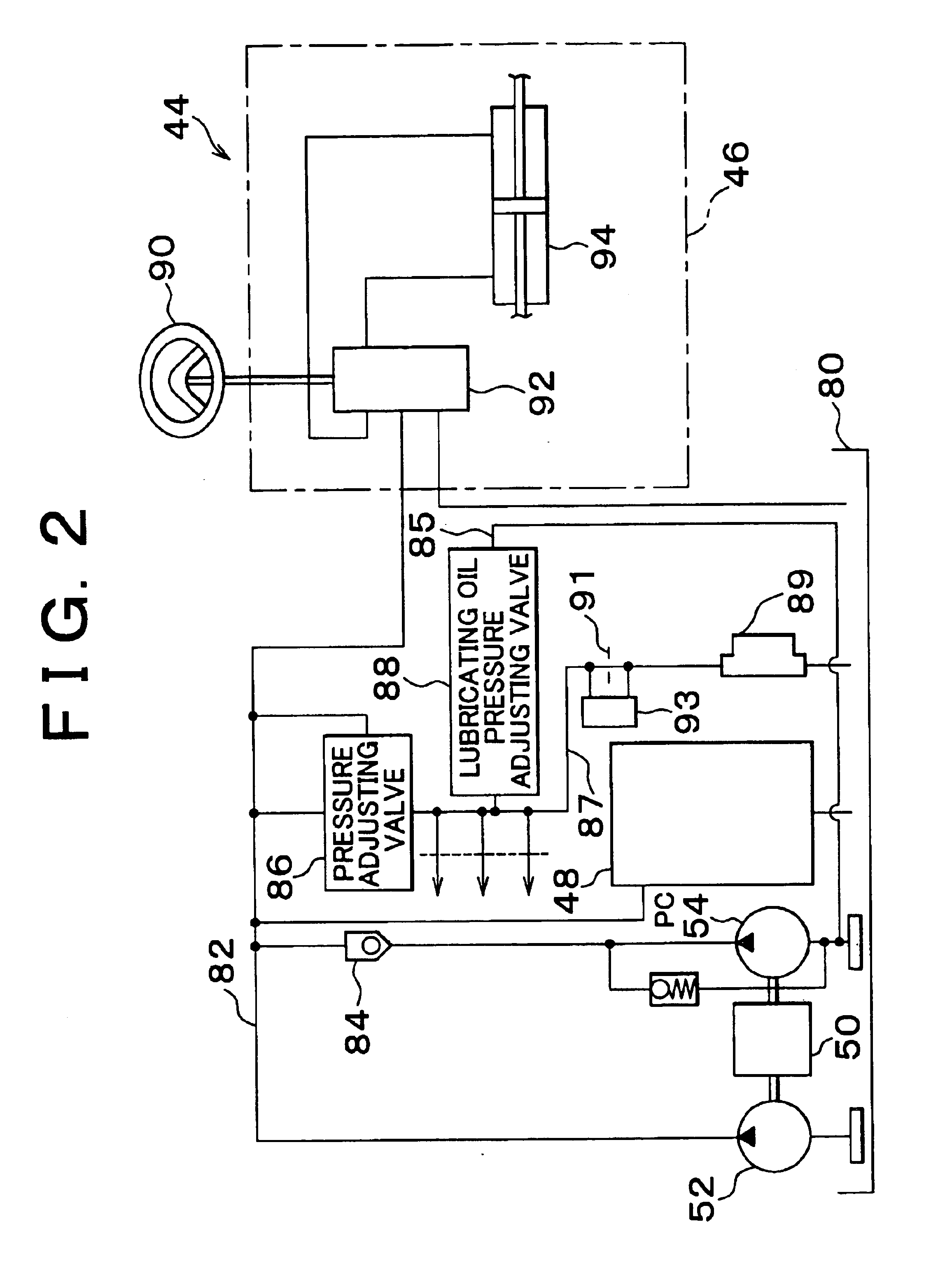 Hydraulic control apparatus of vehicle and control method