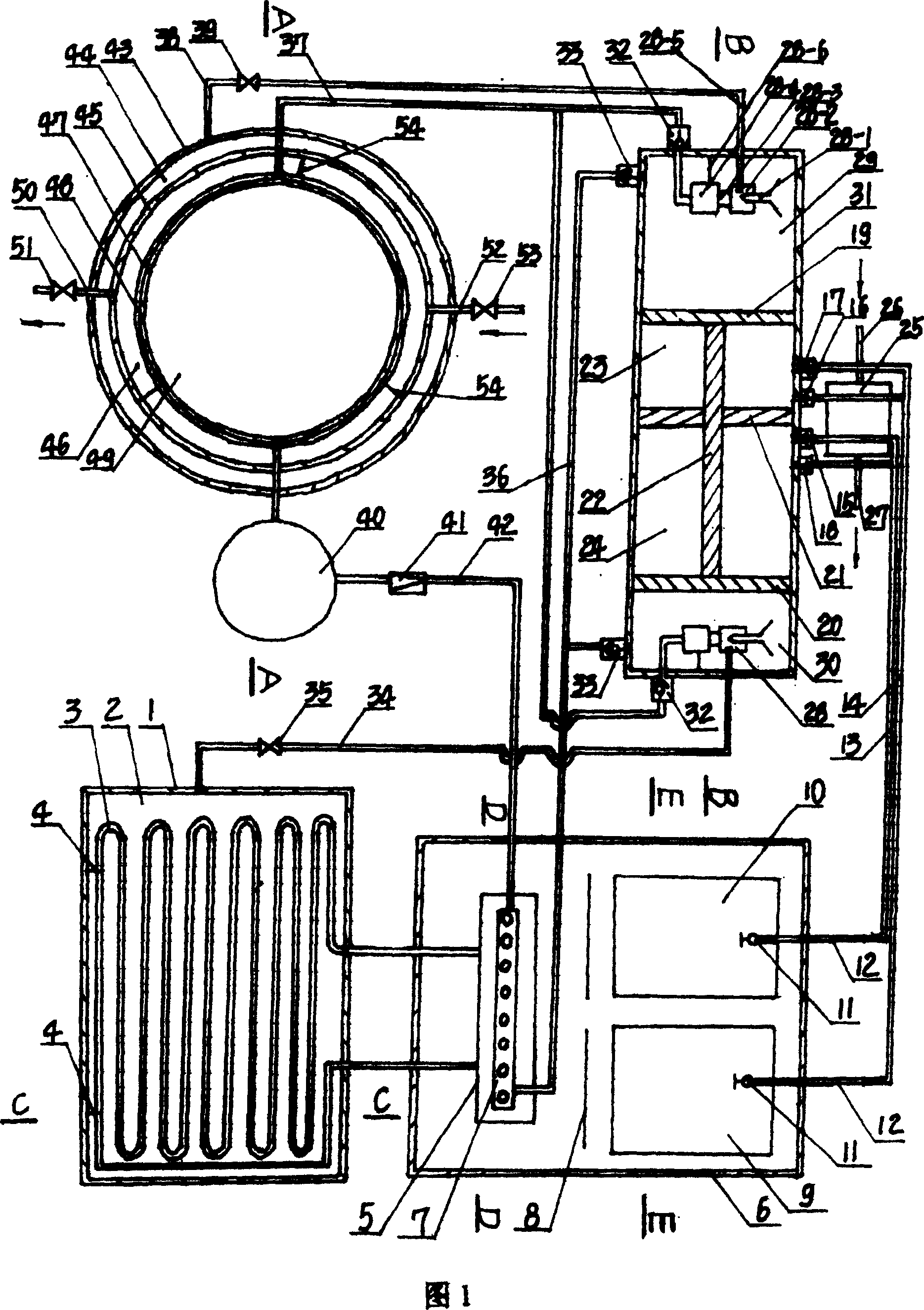 High-temperature high-capacity vacuum solar energy storage apparatus