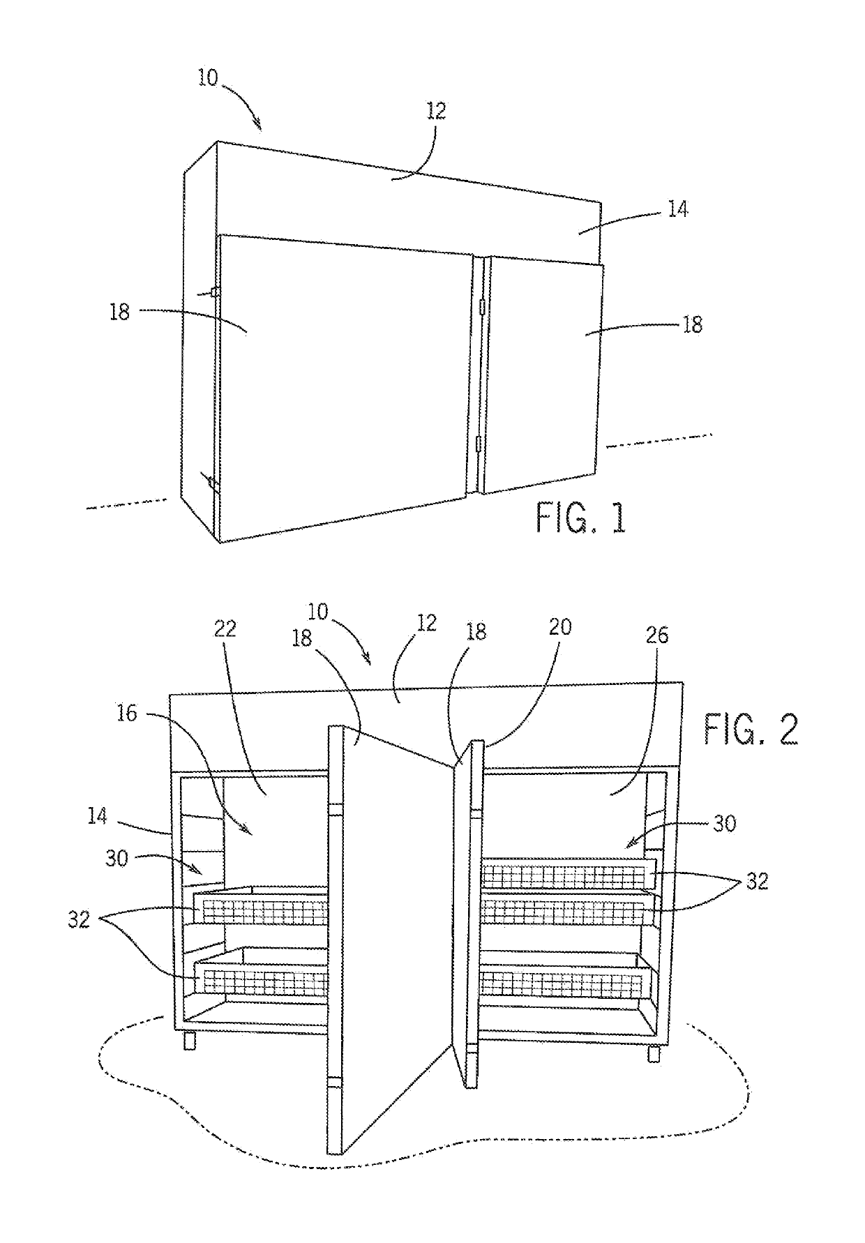 Dehumidification system and method used for drying fibers