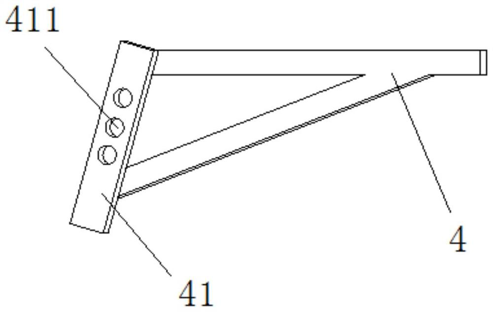 Adjustable externally-hung cantilever support system and adjusting method of externally-hung cantilever support