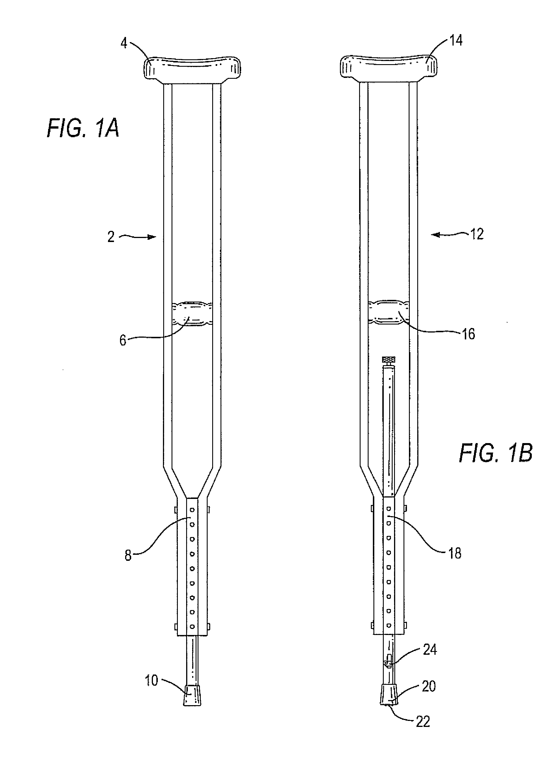 Retractable gripping apparatus for walking assistance devices