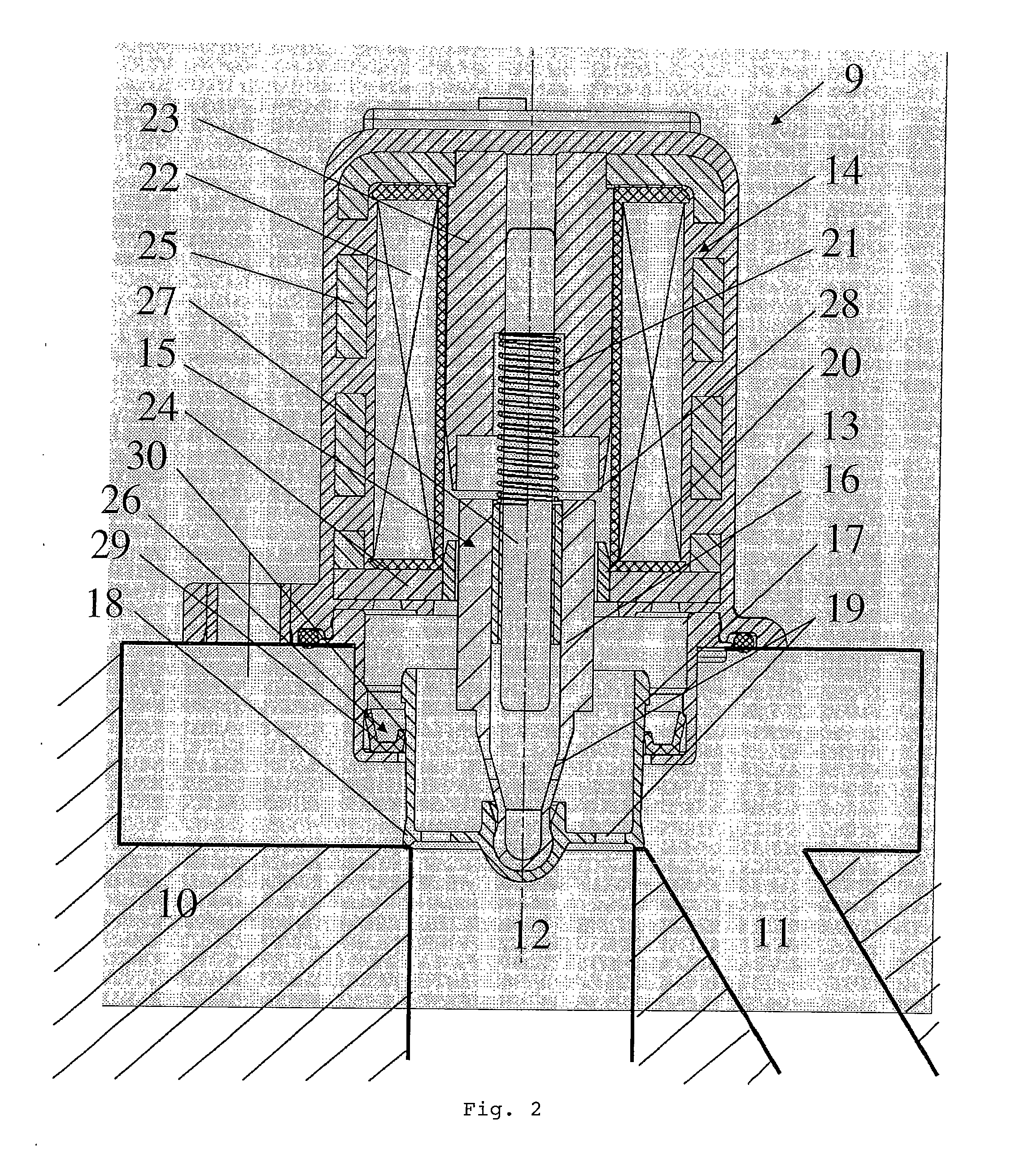 Ambient-air pulsed valve for internal combustion engines equipped with a turbocharger