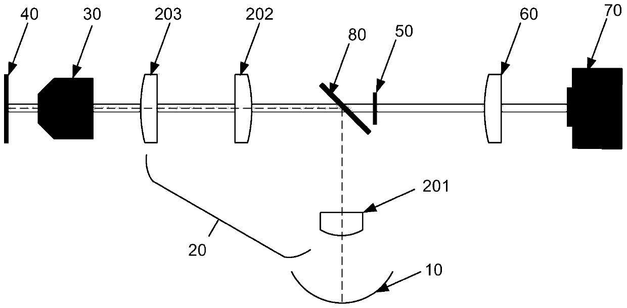 Microscopic imaging device based on vertical illumination