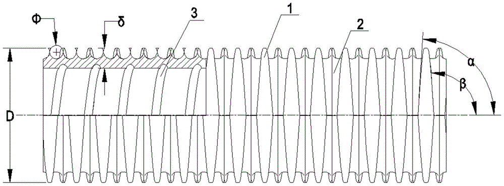 Double-sided enhanced boiling heat transfer tube with inner spiral and outer cross tunnel