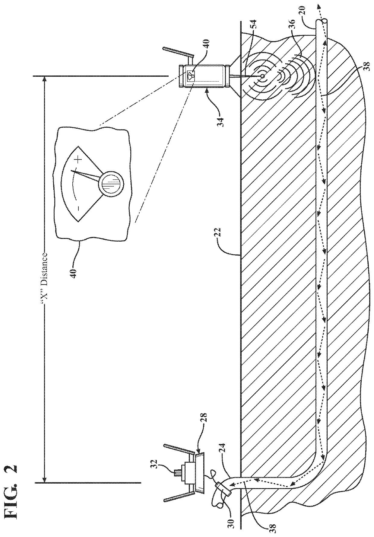 Non-metallic pipe locator