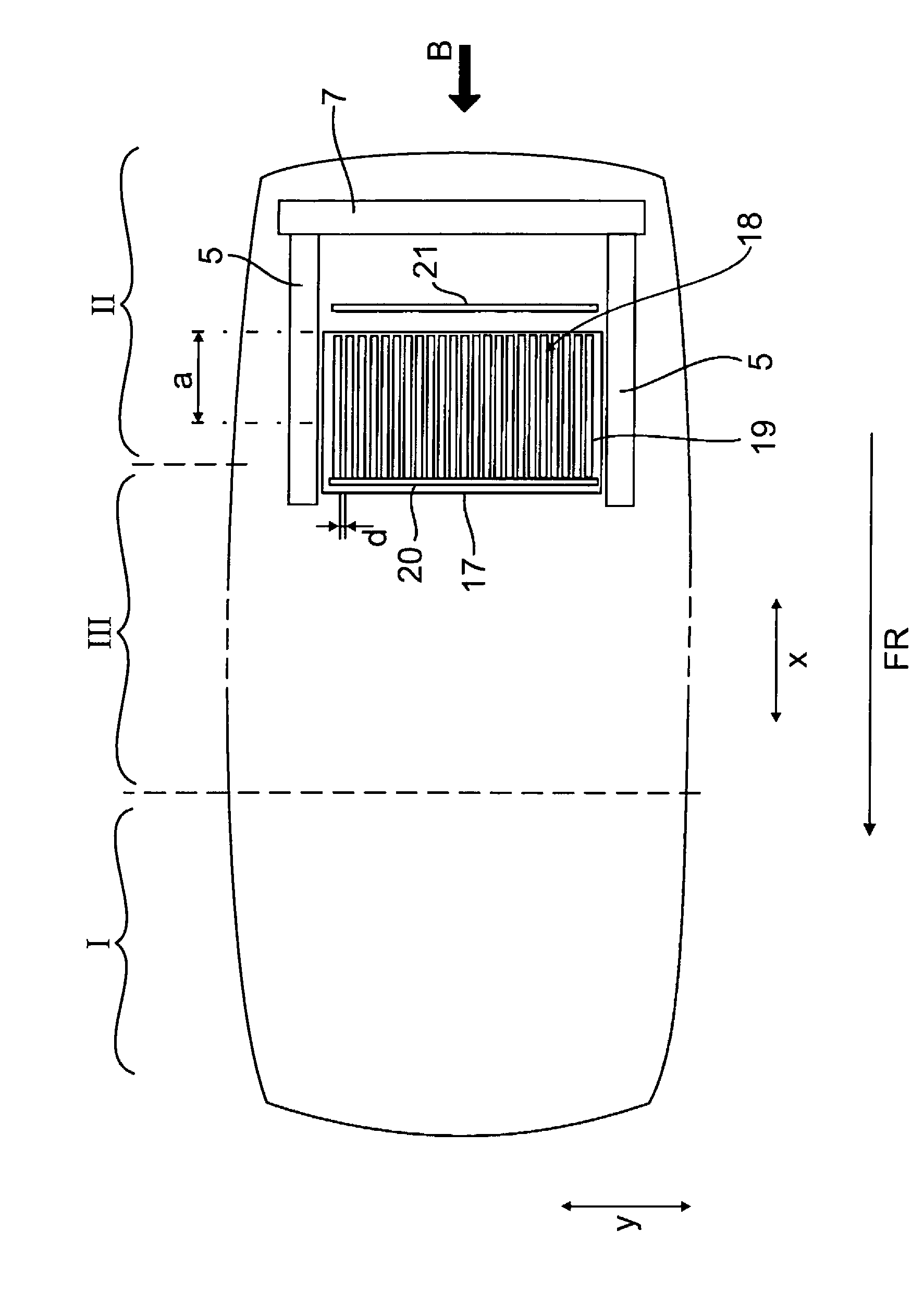 Vehicle comprising a traction battery which can absorb crash energy