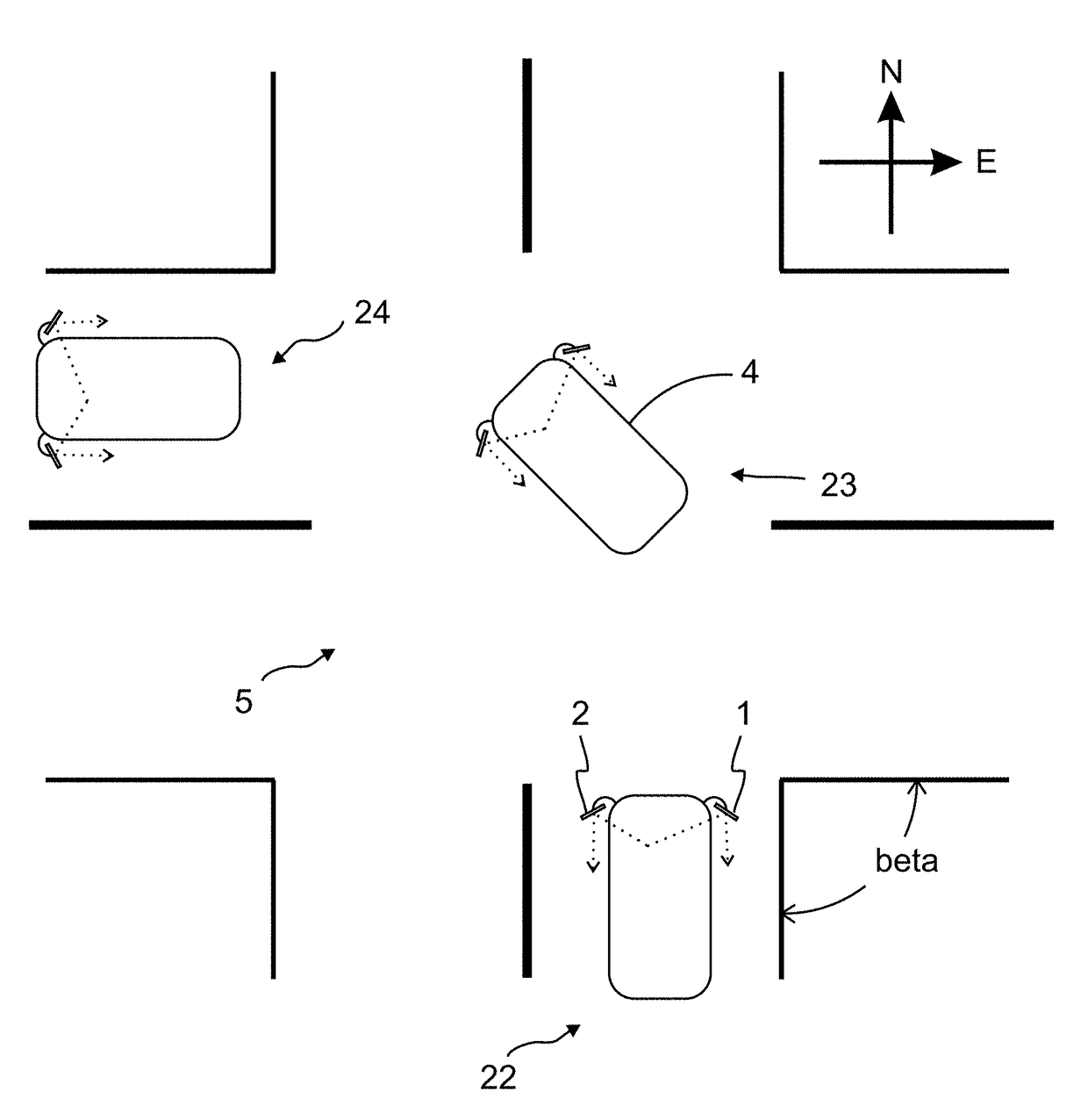 Image process based, dynamically adjusting vehicle surveillance system for intersection traffic