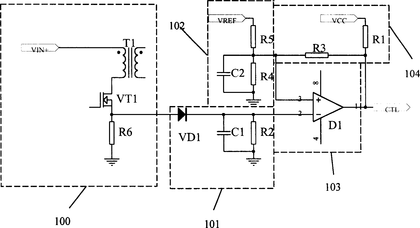 Short-circuit protective circuit