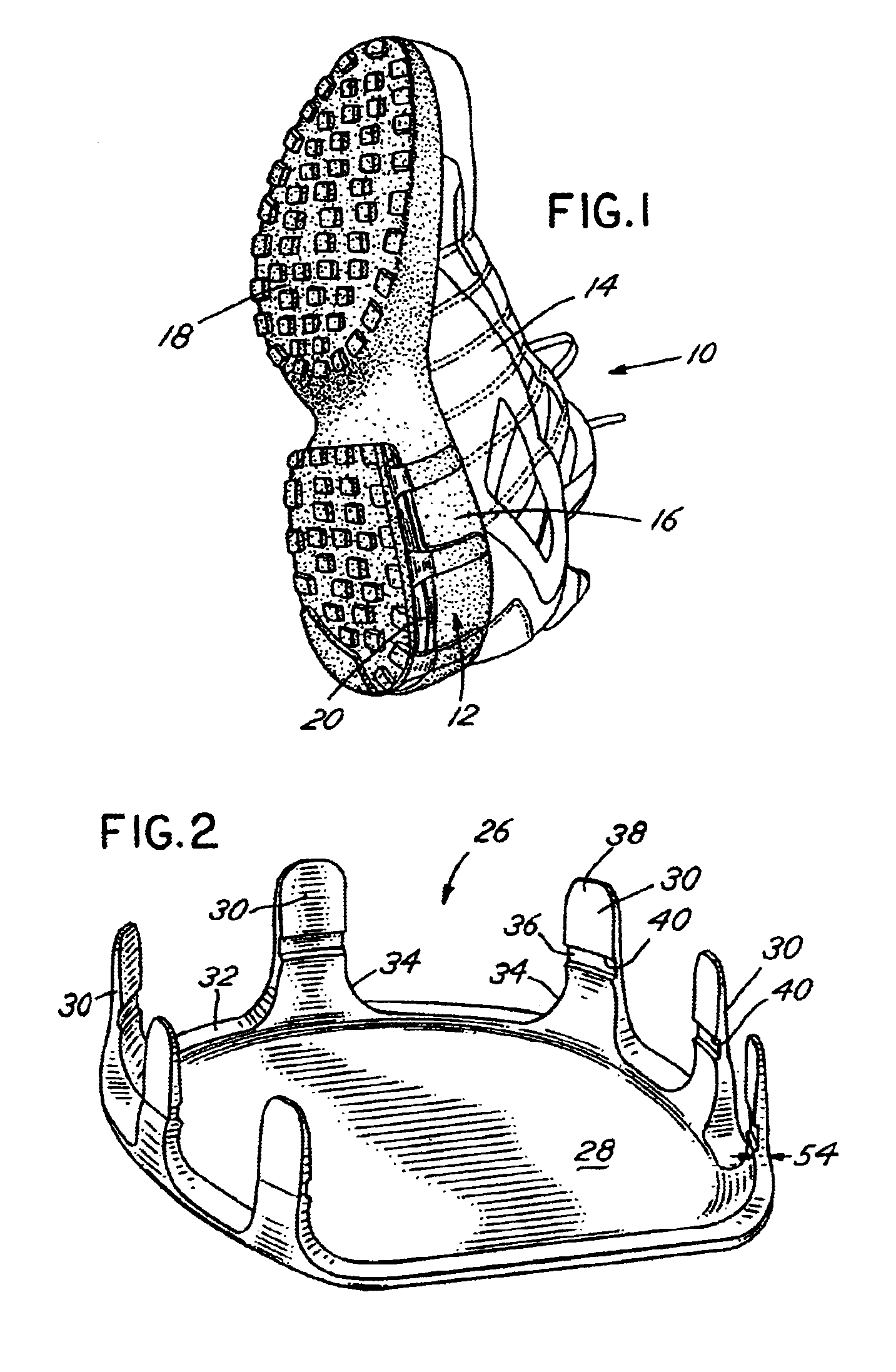 Protective cage for footwear bladder