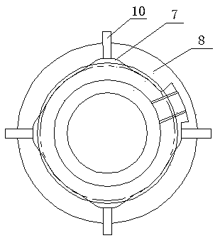 Automatic staple feeding device for silent retainer