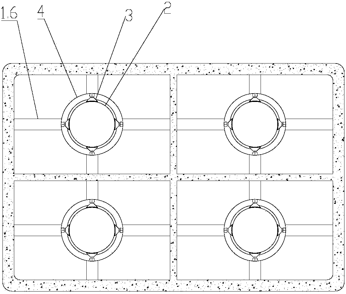 A pile box hydraulic structure and its construction method