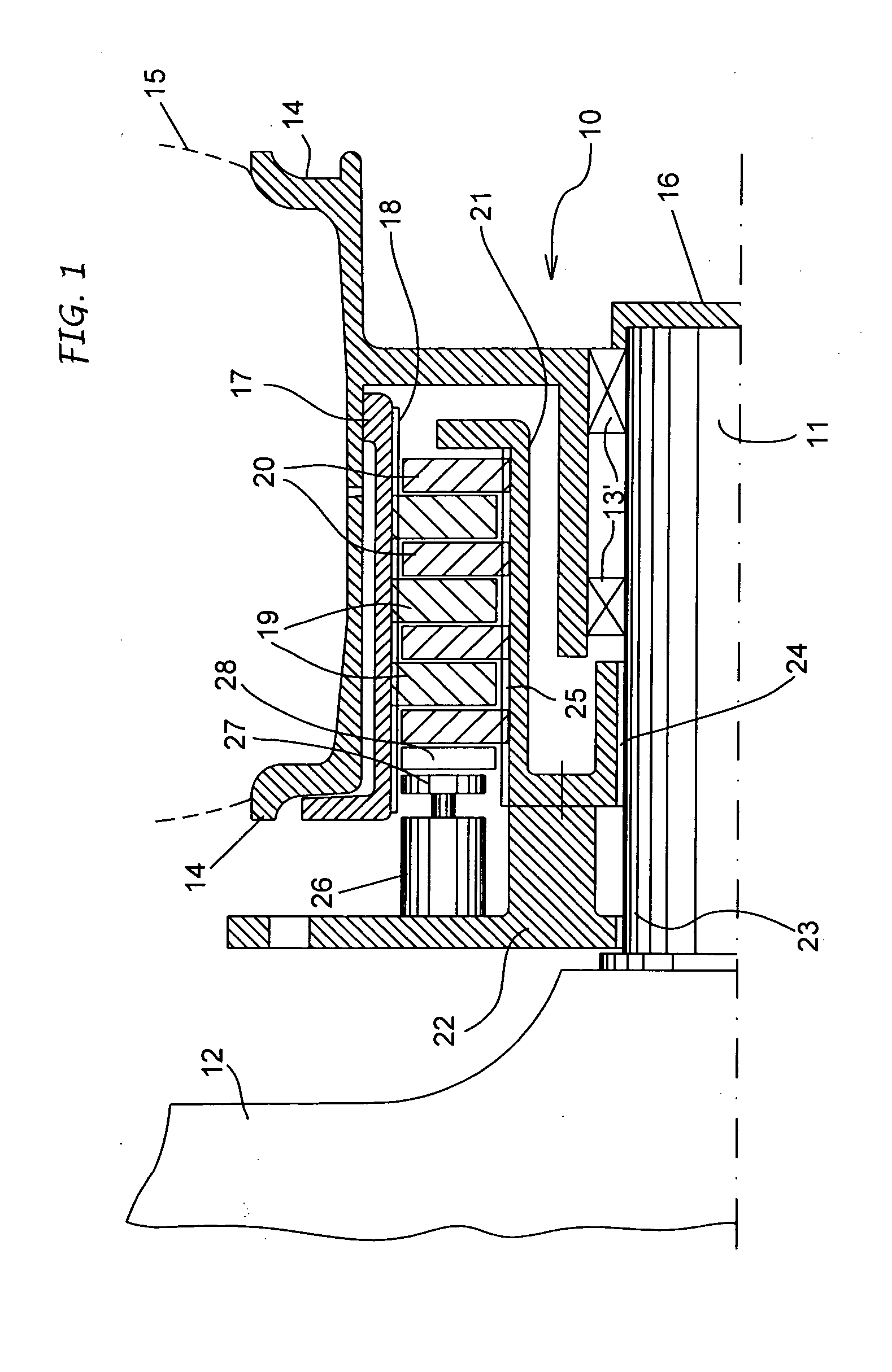 Device and method for a rotation of the wheels of the landing gear of aircraft