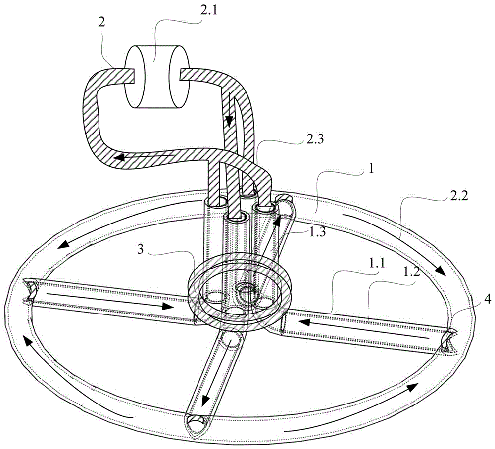 High-voltage direct current power transmission grounding electrode with cooling system and temperature control system