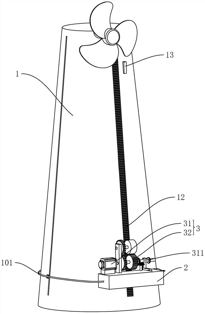 Wind power tower maintenance robot