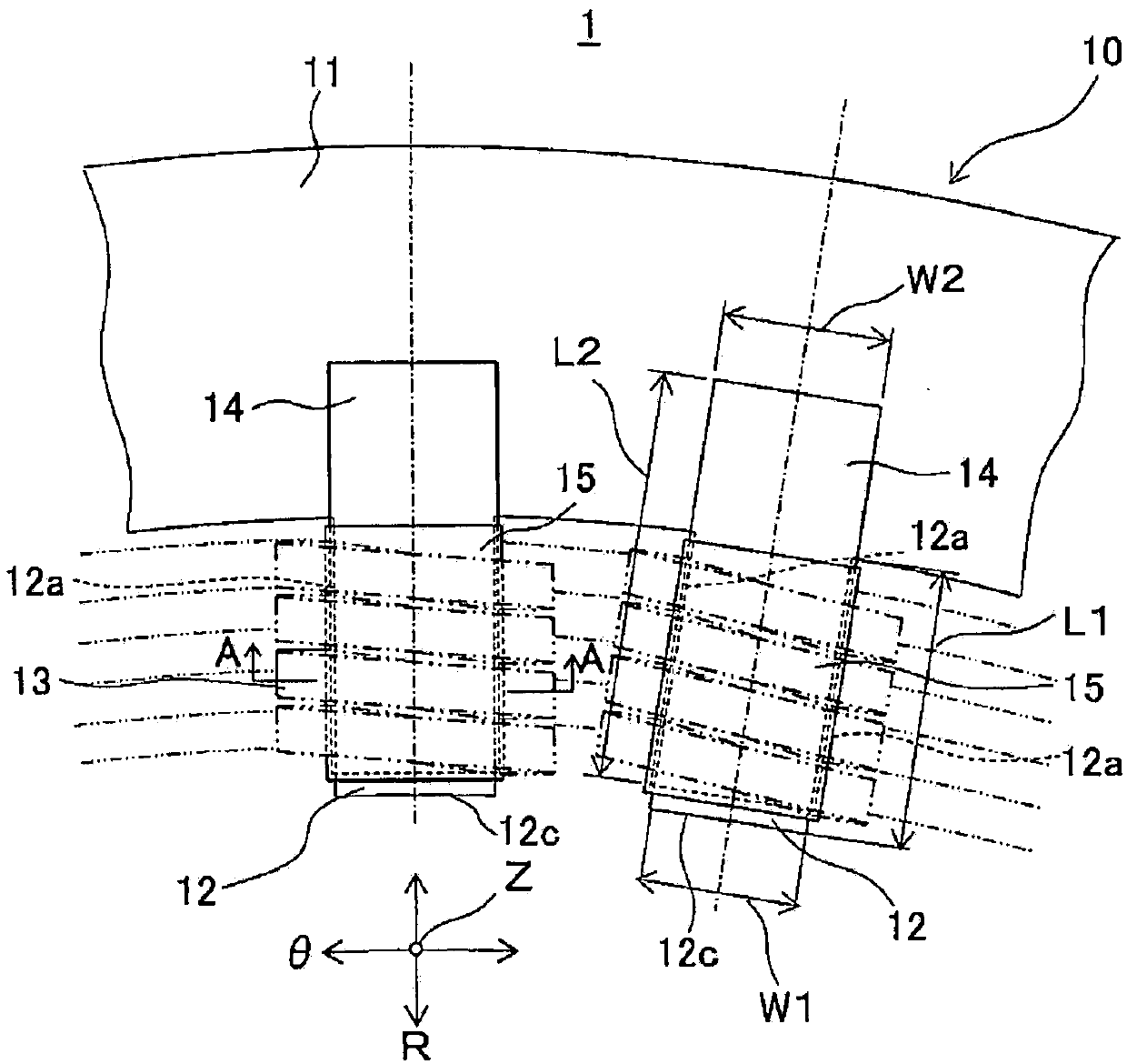 Stator for rotating electrical machine