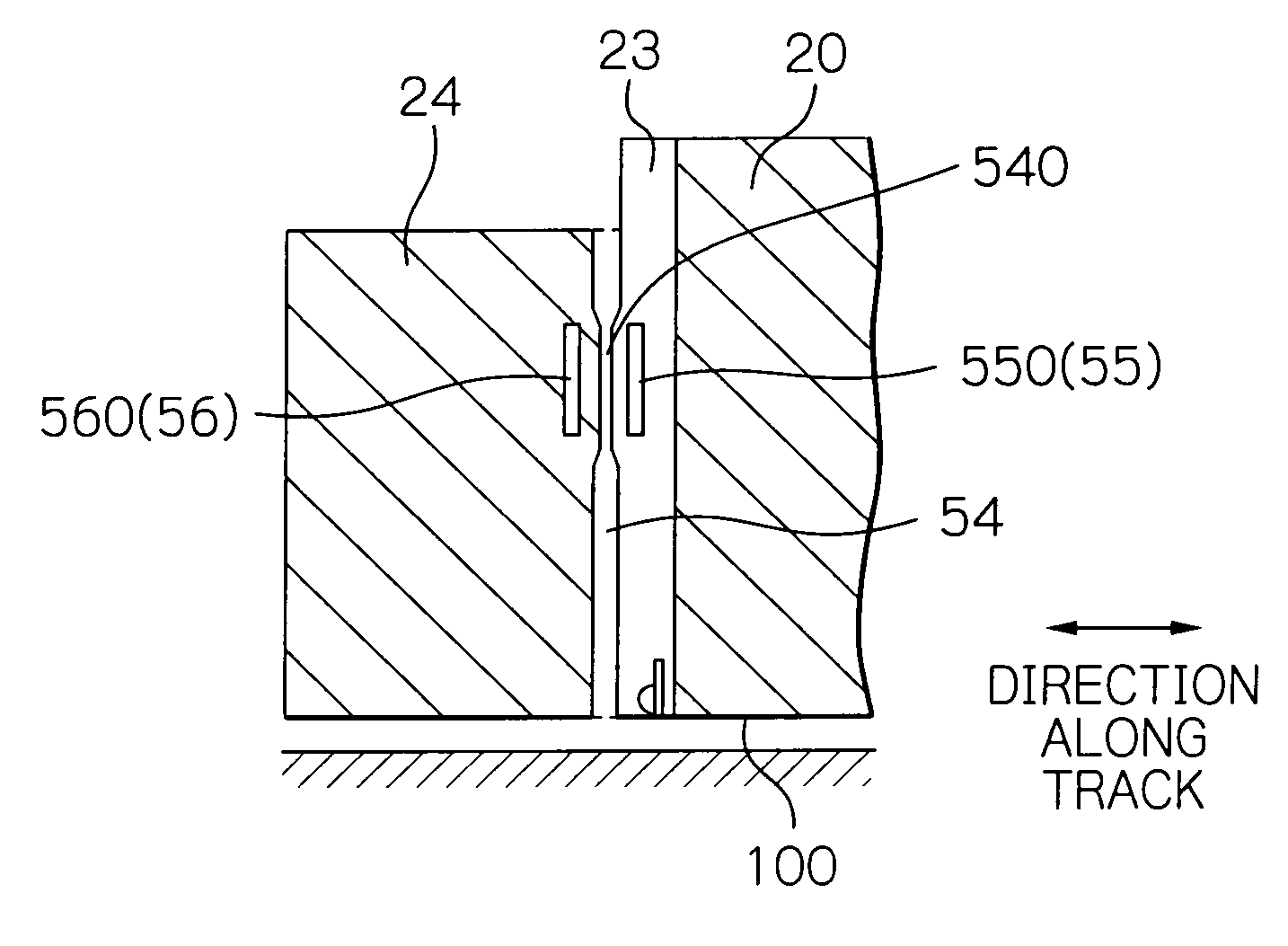 Thin-film magnetic head with through holes reaching medium-opposed surface