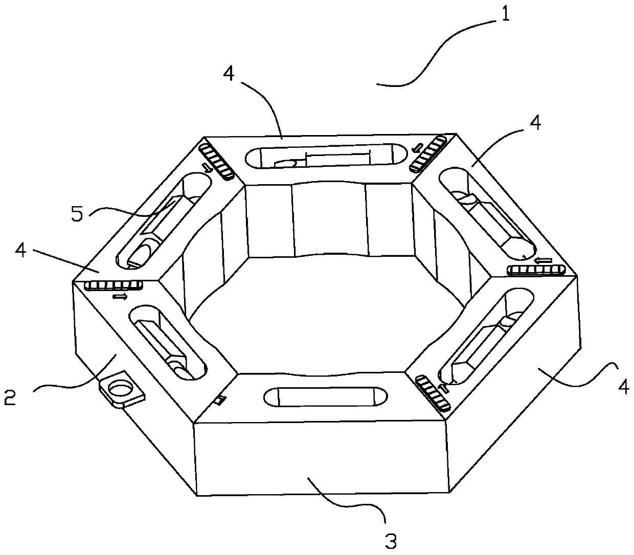 Segment type hardware tool