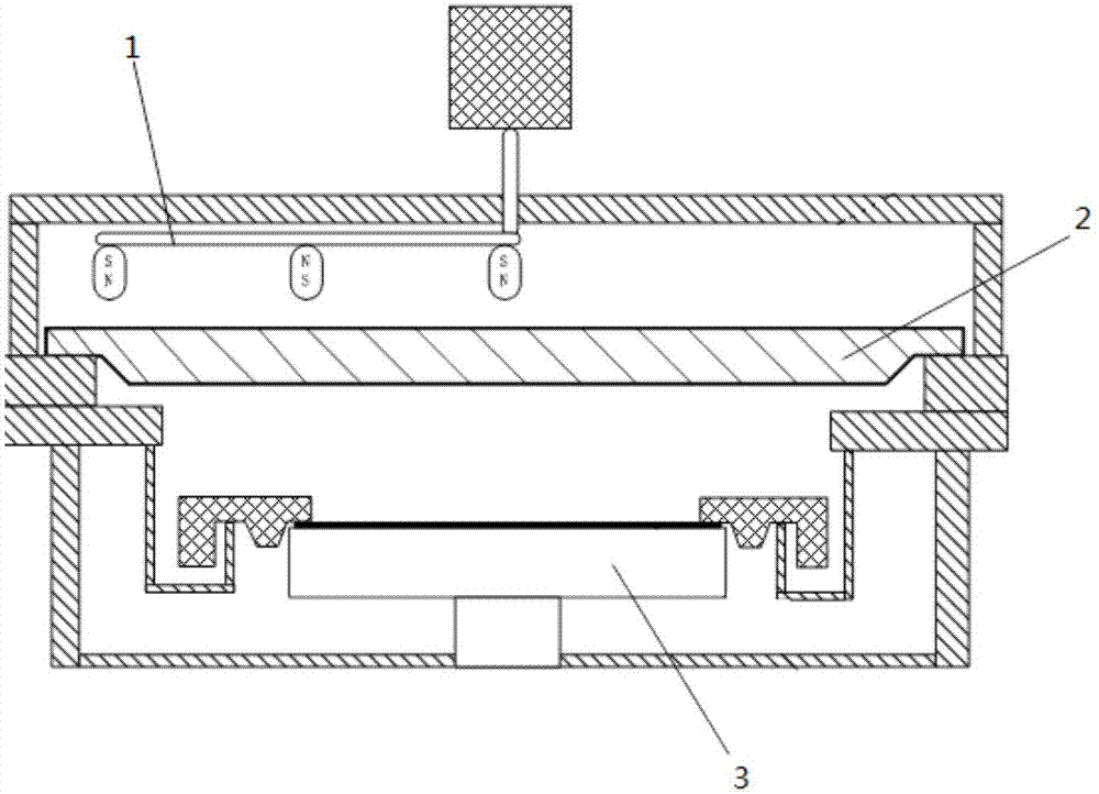 Magnetron sputtering cavity and semiconductor processing device for silicon through hole filling