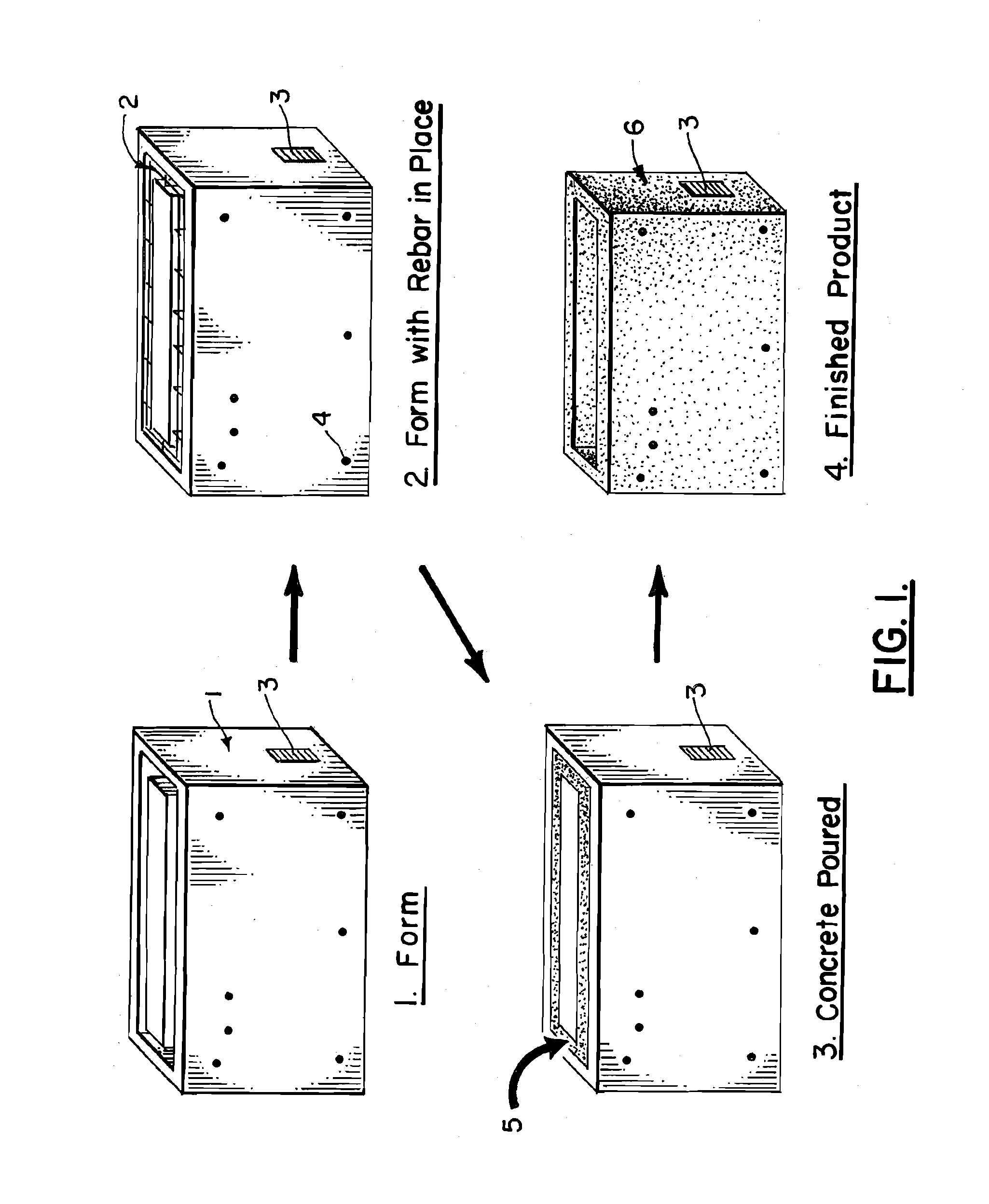 Prefabricated building having a pre-cast concrete chain wall foundation