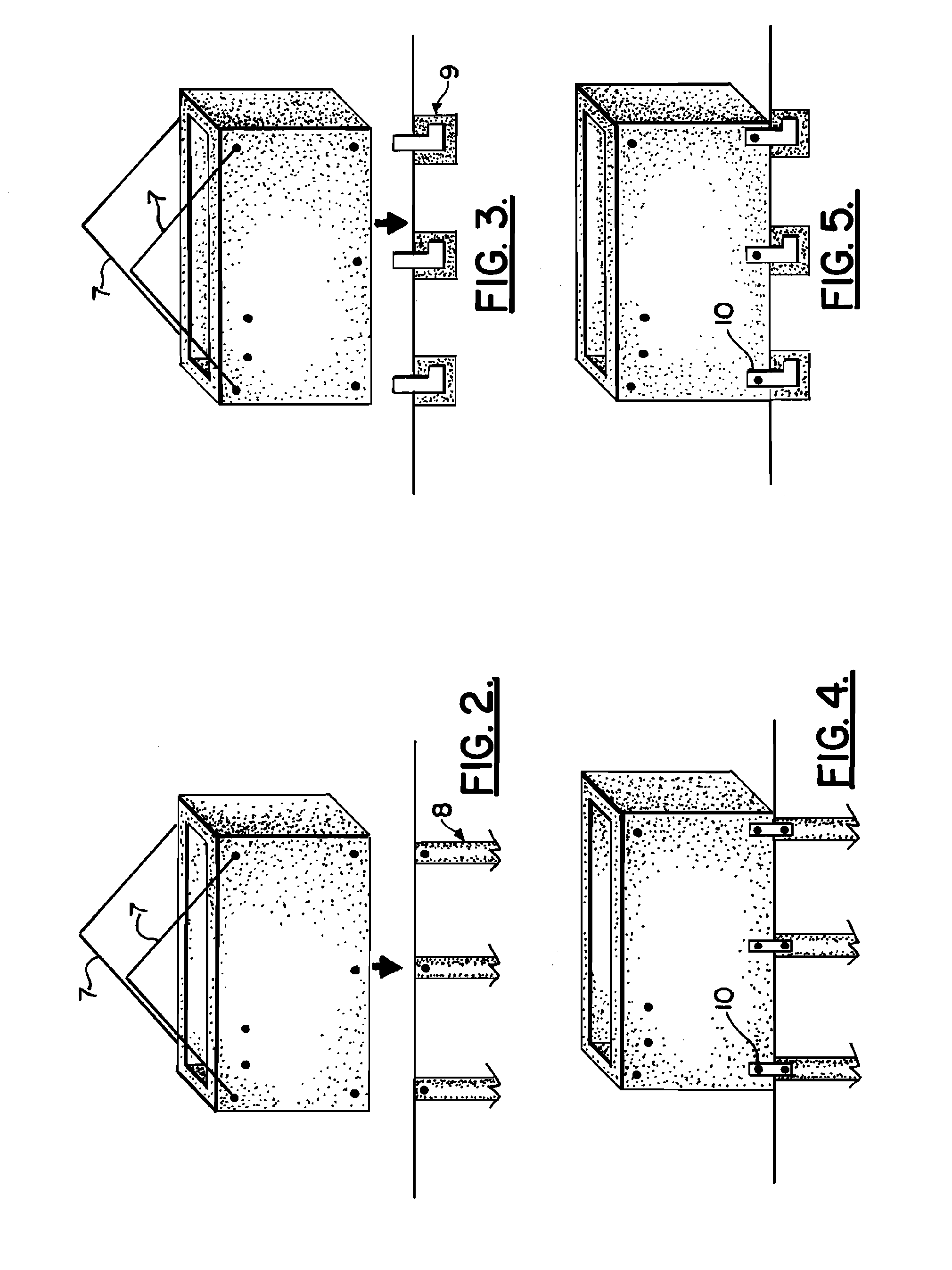 Prefabricated building having a pre-cast concrete chain wall foundation