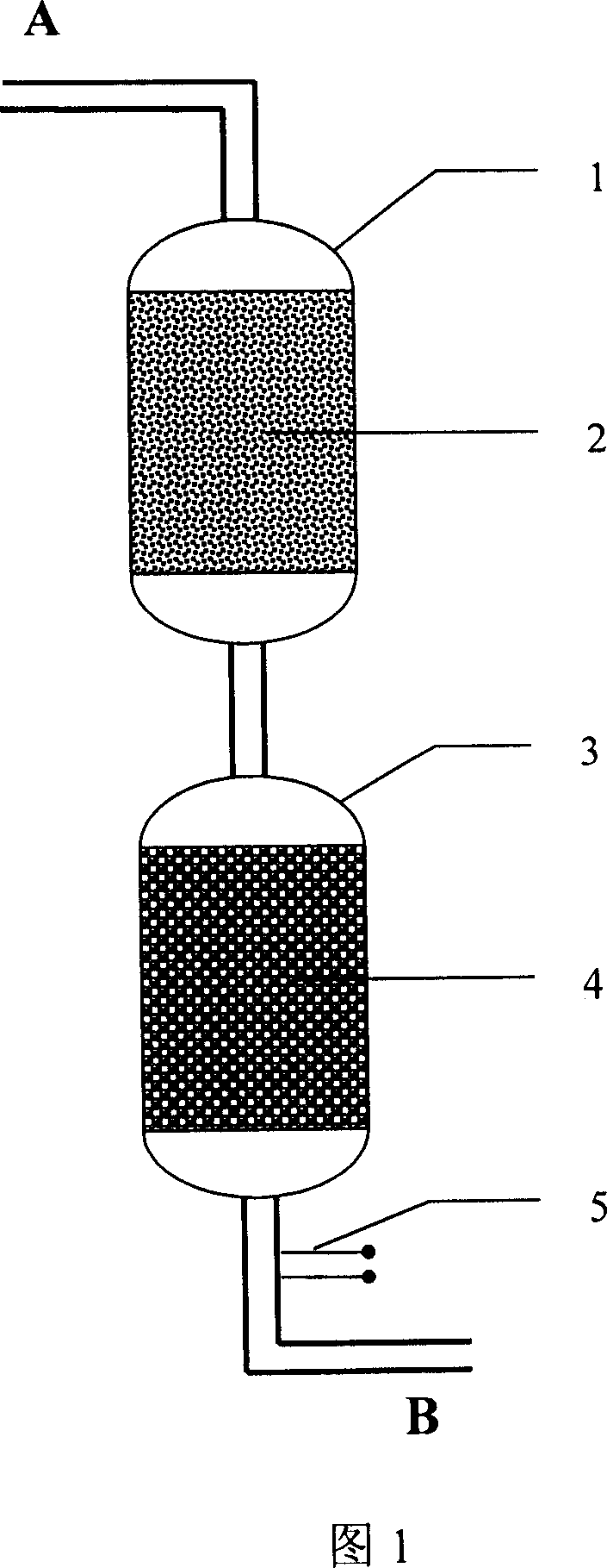 Electrolysing solution acid stripping method and apparatus