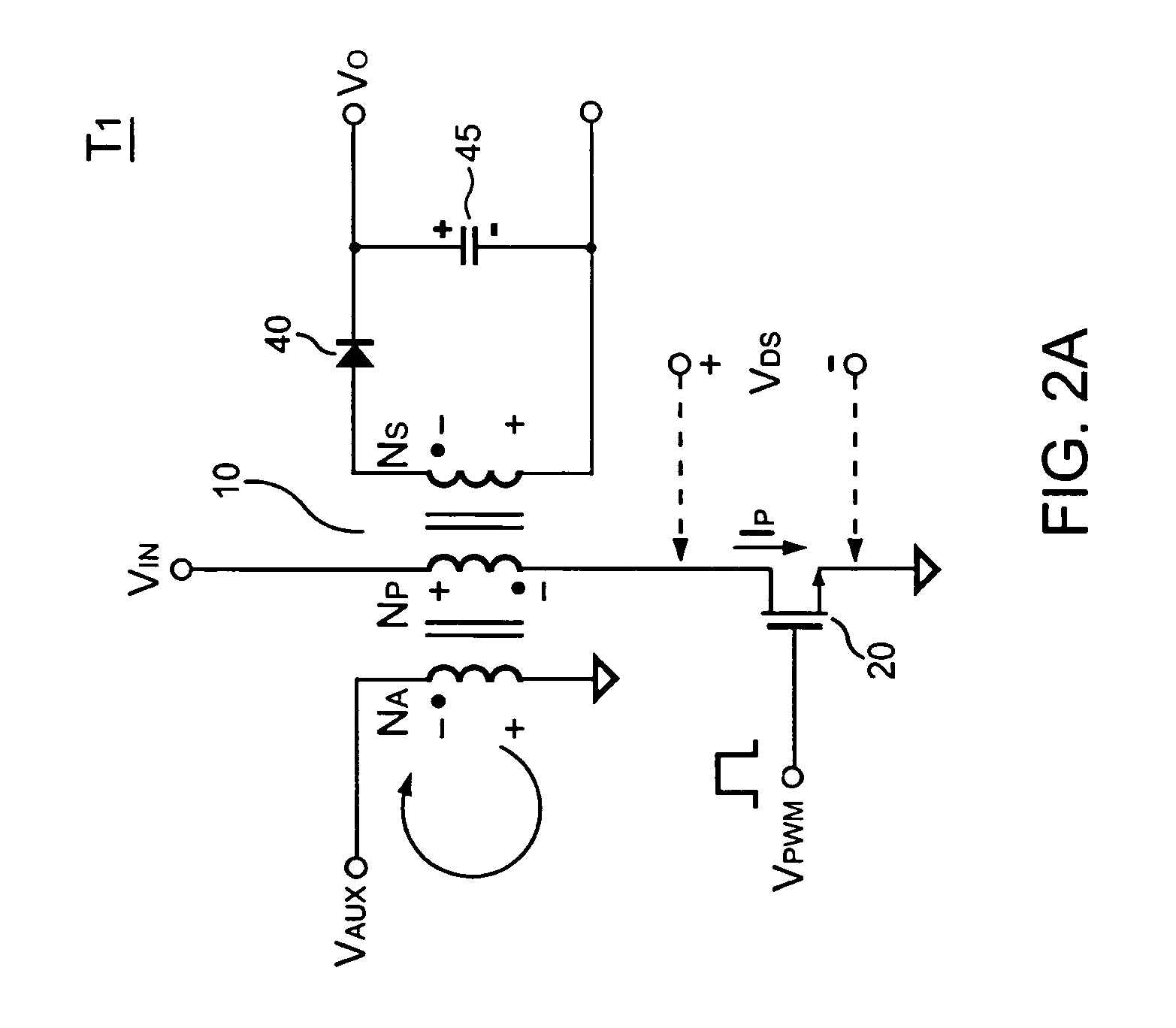 Multiple-sampling circuit for measuring reflected voltage and discharge time of a transformer