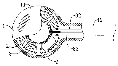 Magnetic therapy rehabilitation instrument treatment head with cooling device