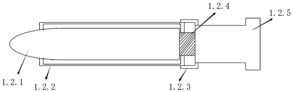 An integrated temperature measurement device for an annular cooler with simultaneous measurement by two temperature measurement methods