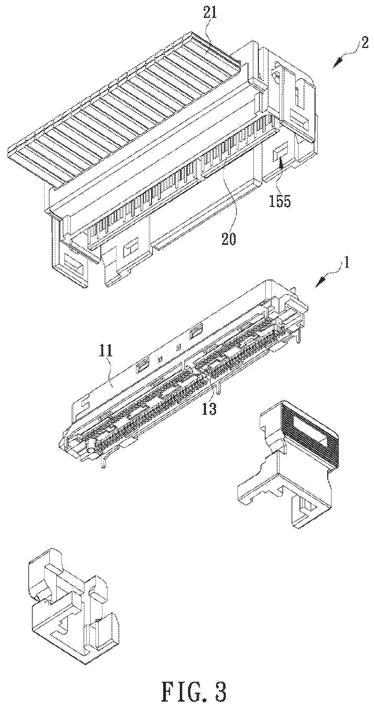 Connector with guiding portion, and shell and insulating body of the same