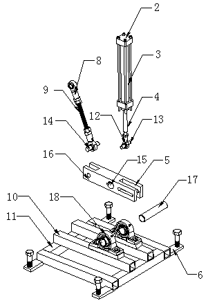 Micro-adjustment balance support base with movable property